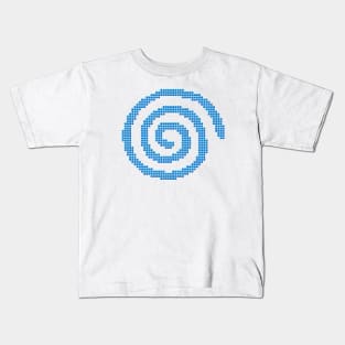 Dreamcast Pixel Cubes - blue Kids T-Shirt